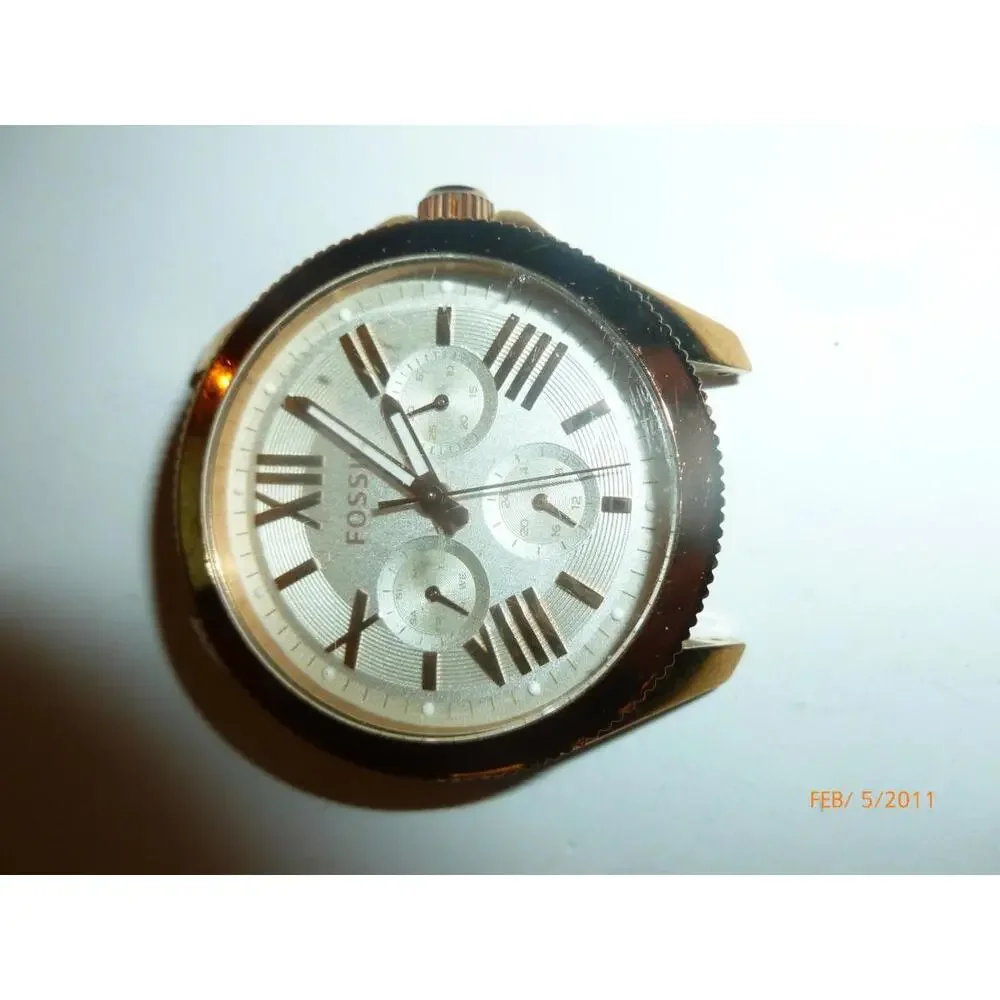 FOSSIL ROSE GOLD TONE,ROMAN NUMBERS AM4532 Chronograph Watch‎